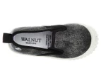 Walnut Boys' Classic Charlie Cruise Shoes - Washed Black