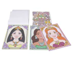 Melissa & Doug Make-a-Face Sparkling Princesses Stickers Pad