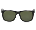 Ray-Ban Justin Classic Asian Fit RB4165F Sunglasses - Black/Green