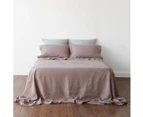 Pure Linen Sheet Set - Bed of Roses by Montauk Style.