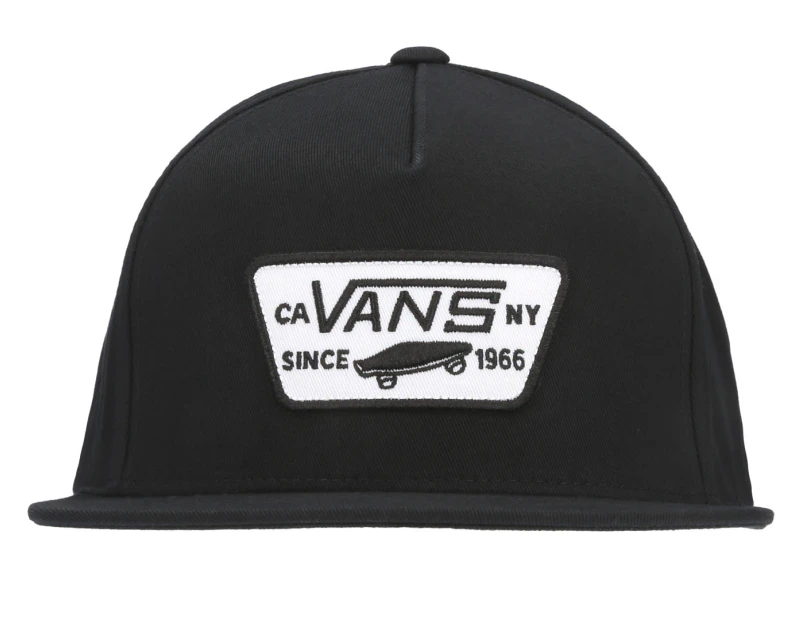 Vans Full Patch Snapback Cap - True Black