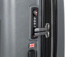 Antler Lightning DLX Expandable Hardcase Spinner 3-Piece Luggage/Suitcase Set - Charcoal