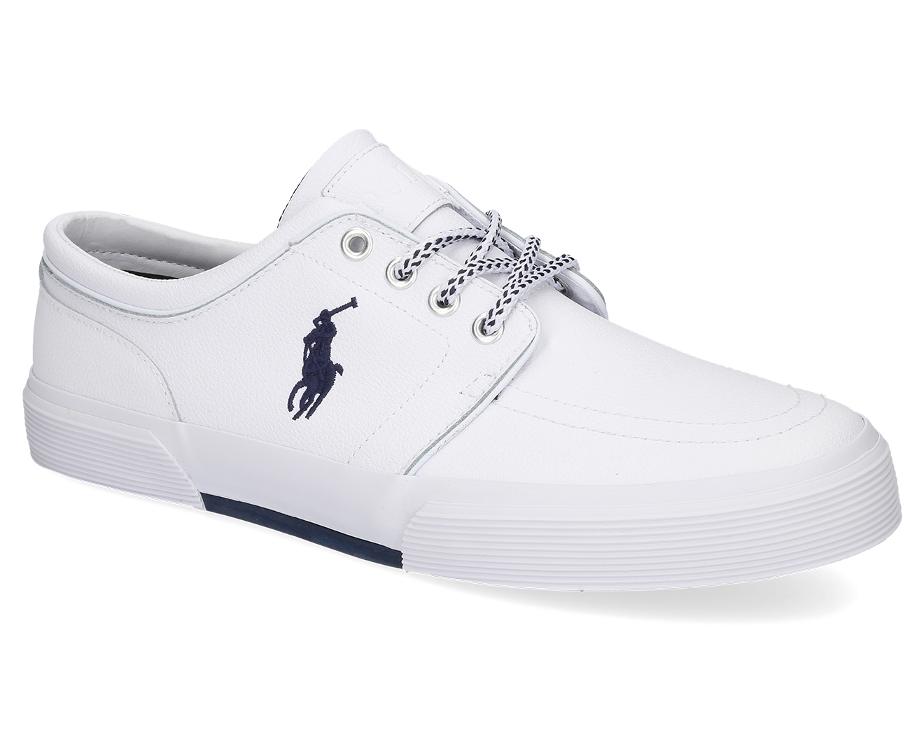 Polo Ralph Lauren Men s Faxon Low Sneakers White Sports Leather