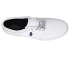 Polo Ralph Lauren Men's Faxon Low Sneakers - White Sports Leather