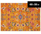 Rug Culture 400x300cm Babylon 210 Floral Rug - Rust