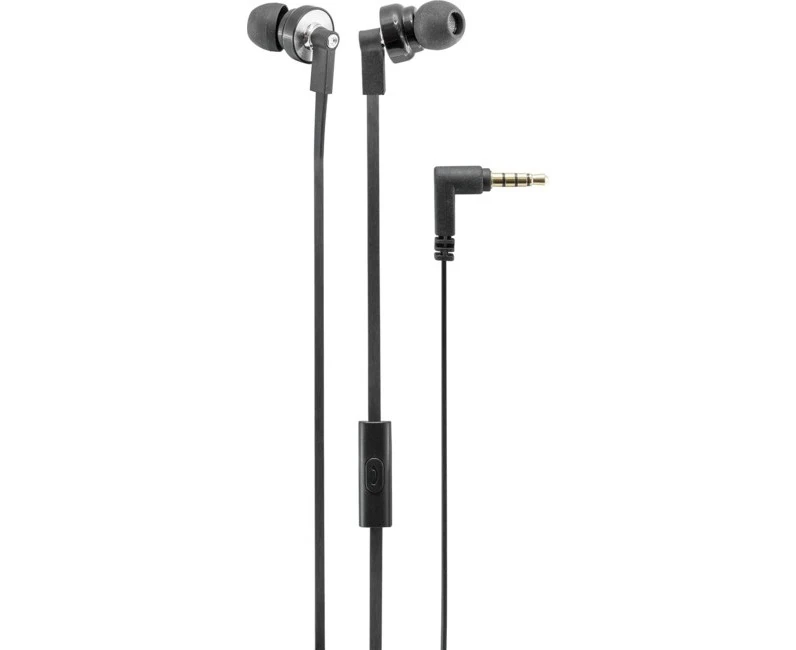 Wintal In Ear Earphone With Mic Black Grey Colour