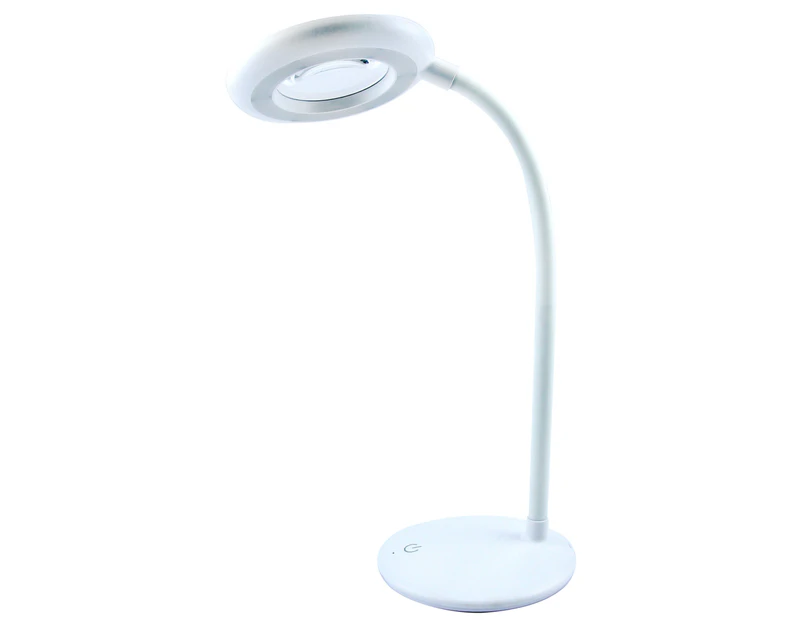 Triumph LED Rechargeable Magnifying Desk Lamp