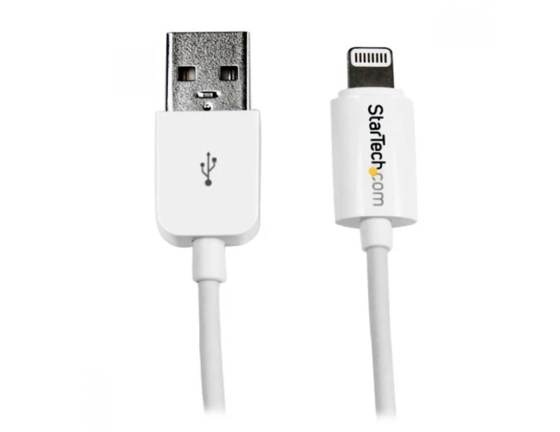 StarTech 3m White Apple 8-pin Lightning Connector to USB Cable (White) for iPhone / iPod / iPad