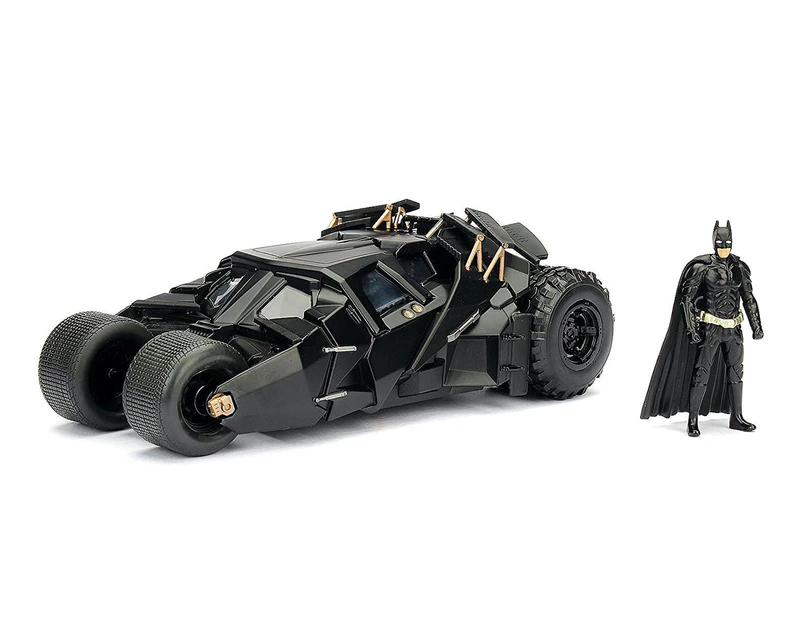 DC Comics 1:24 The Dark Knight Batmobile Die-Cast Model w/ Batman Figure