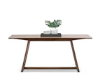 Scandinavian Inspired Walnut Timber Rectangular 1.8m Dining Table