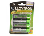 Lloytron B017 Rechargeable D Ni-MH Batteries 3000mAh 2 Pack