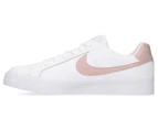 Nike Women's Court Royale Casual Shoes - White/Particle Rose