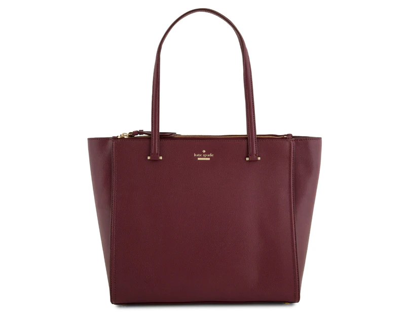 Kate Spade New York Patterson Drive Kona Tote - Black Cherry 