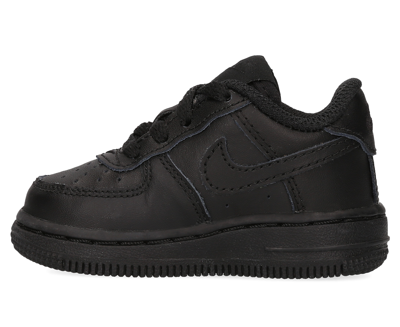 Nike Toddler Air Force 1 06 Shoe - Black/Black-Black | Catch.co.nz