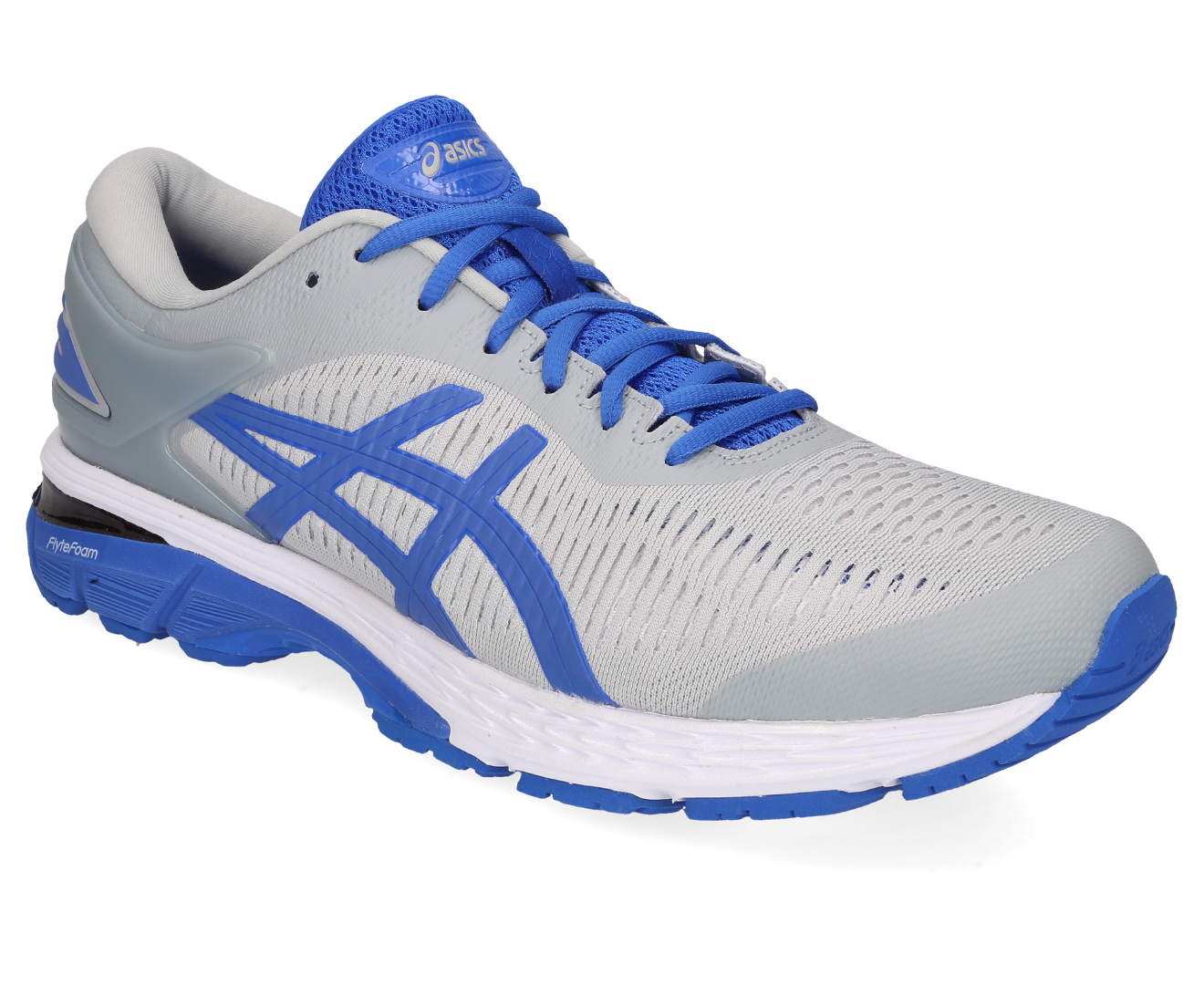 ASICS Men's GEL-Kayano 25 Lite-Show Shoe - Mid Grey/Illusion Blue ...