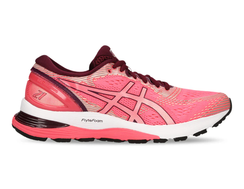 ASICS Women's GEL-Nimbus 21 Running Shoes - Pink Cameo/Baked Pink |  