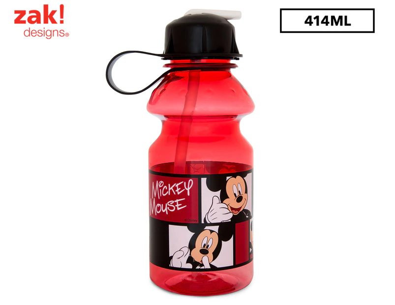 Zak! 414mL Kids Water Drink Bottle - Mickey Mouse