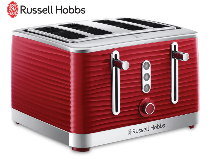 Russell Hobbs Inspire 4-Slice Toaster - Red