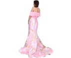 Jovani Women's Dresses 59666A - Color: Blush/Gold