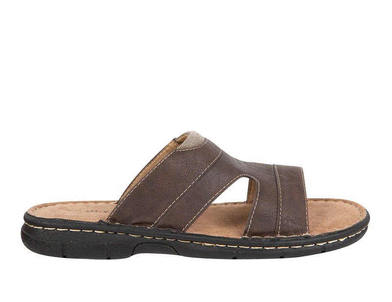 Somerton Olympus Thong Slide Sandal Casual Men's - Brown
