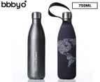 BBBYO 750mL Future Bottle + Carry Cover - Globe Lights Print