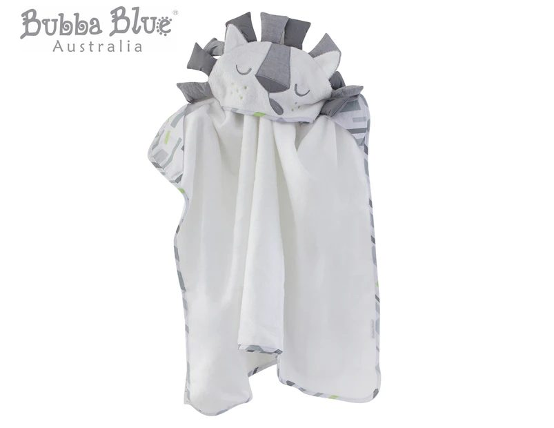 Bubba Blue Novelty Bath Soft Hooded Towel - Boy Zoofari