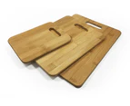 Set of 3 Bamboo Cutting Board Set