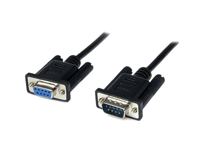Startech.Com 2M Black Db9 Rs232 Serial Null Modem Cable F/M