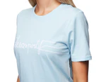 Le Coq Sportif Women's Adrienne Tee / T-Shirt / Tshirt - Cool Blue