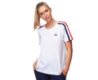 Le Coq Sportif Women's Mariette Tee / T-Shirt / Tshirt - White