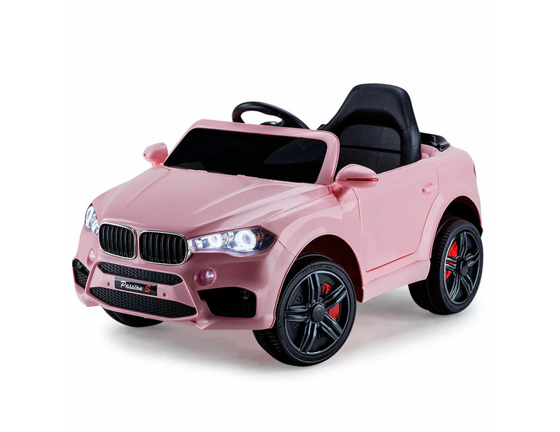 ROVO KIDS Ride-On Car BMW X5 Inspired Electric Toy Battery Remote 12V Pink