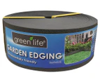 Greenlife 10m x 75mm Plastic Garden Edging - Black