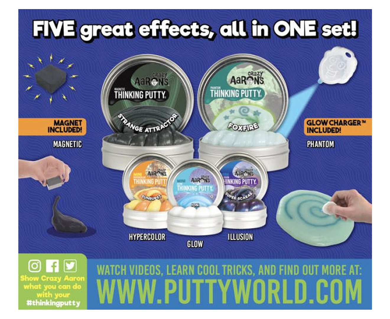 aaron's thinking putty target australia