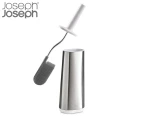 Joseph Joseph Flex Toilet Brush w/ Slim Holder - White/Steel