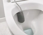 Joseph Joseph Flex Toilet Brush w/ Slim Holder - White/Steel