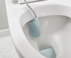 Joseph Joseph Flex Toilet Brush w/ Slim Holder - White/Pale Blue