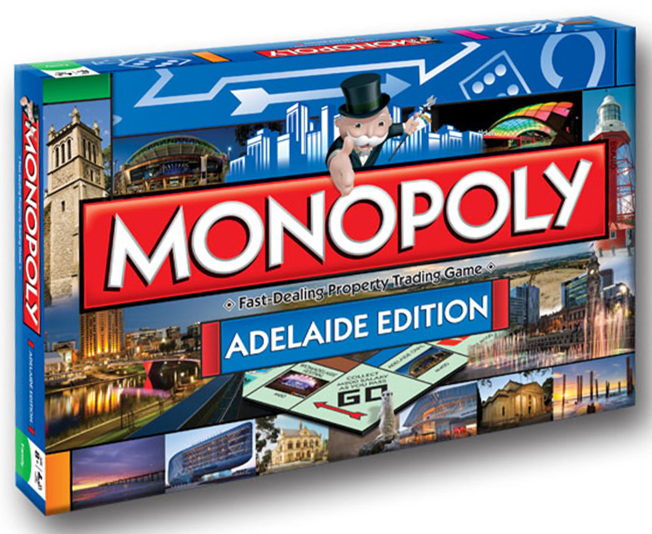 Monopoly Kids/Family Australian Adelaide Edition Property Trading Board Game 8y+