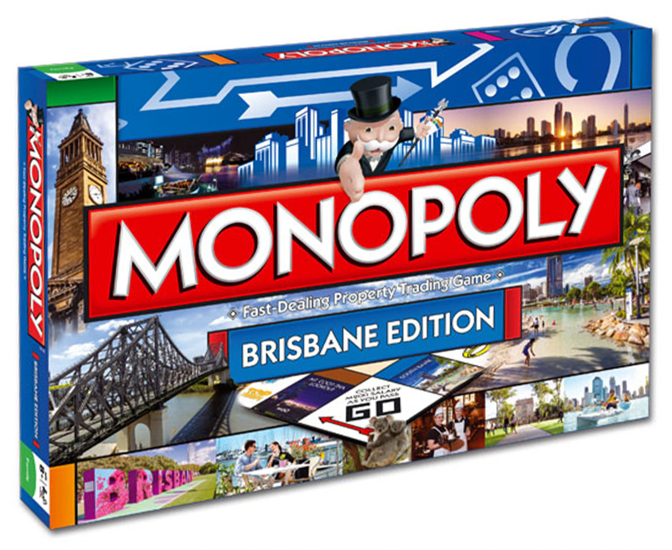 Monopoly Kids/Family Australian Brisbane Edition Property Trading Board Game 8y+