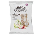 6 x Heinz Organic Mini Rice Cakes Apple 40g