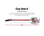 DEVANTI Stick Vacuum Cleaner Cordless Handheld Handstick Headlight 2-Speed 150W