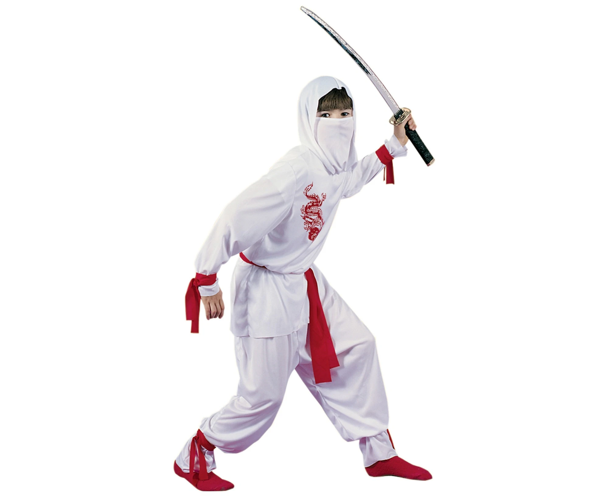 White Ninja Deluxe Child Costume