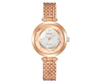 Mestige Women's 32mm The Sylvia Watch w/ Swarovski® Crystals - Rose Gold