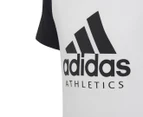 Adidas Boys' Sport ID Tee - White