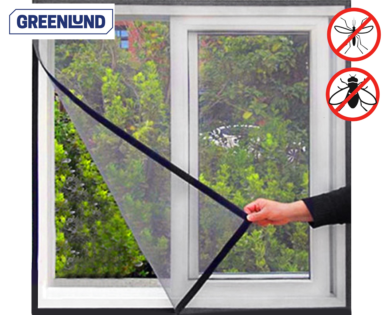 Greenlund Removable Window Fly Screen Kit 2 Pack 9345916105830 Ebay