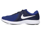 Nike Men's Revolution 4 Running Shoes - Midnight Navy/White