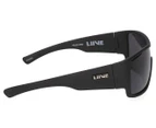Liive Vision Men's Hex Polarised Sunglasses - Matte Black/Black