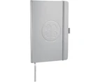 JournalBooks Flex Back Cover Office Notebook (Silver) - PF653