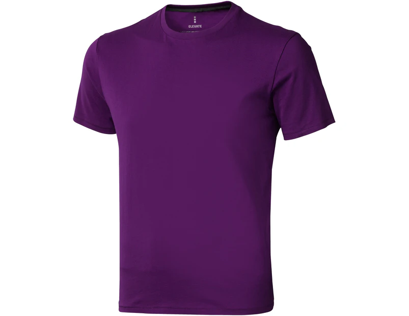 Elevate Mens Nanaimo Short Sleeve T-Shirt (Plum) - PF1807