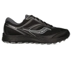 Saucony Men's Versafoam Cohesion TR12 2E Wide Fit Trail Running Shoes - Black/Grey
