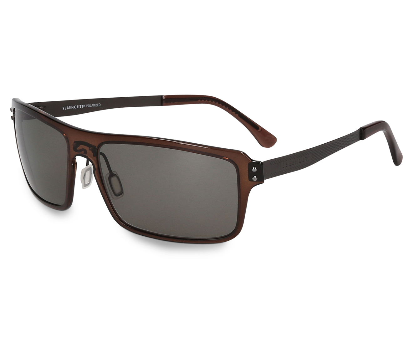 Serengeti Mens Mirrored Sunglasses - Gem